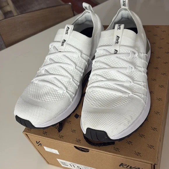 White rival men’s shoes worn once did not like the fit - Picture 4 of 5
